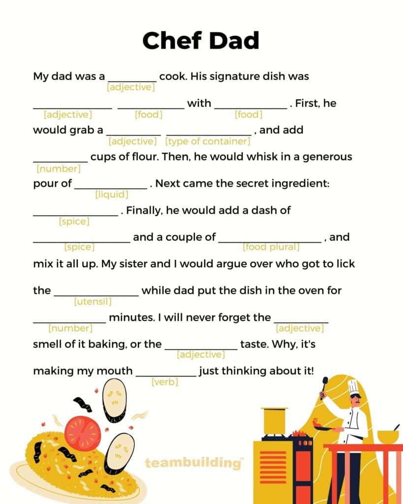 FathersDayMad Libs