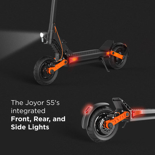 Joyor S5 Elektroroller + Luftreifen-Set + Helm + Tasche 600 W 55 km 48 V 13 Ah