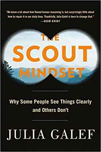 The scout mindset book cover